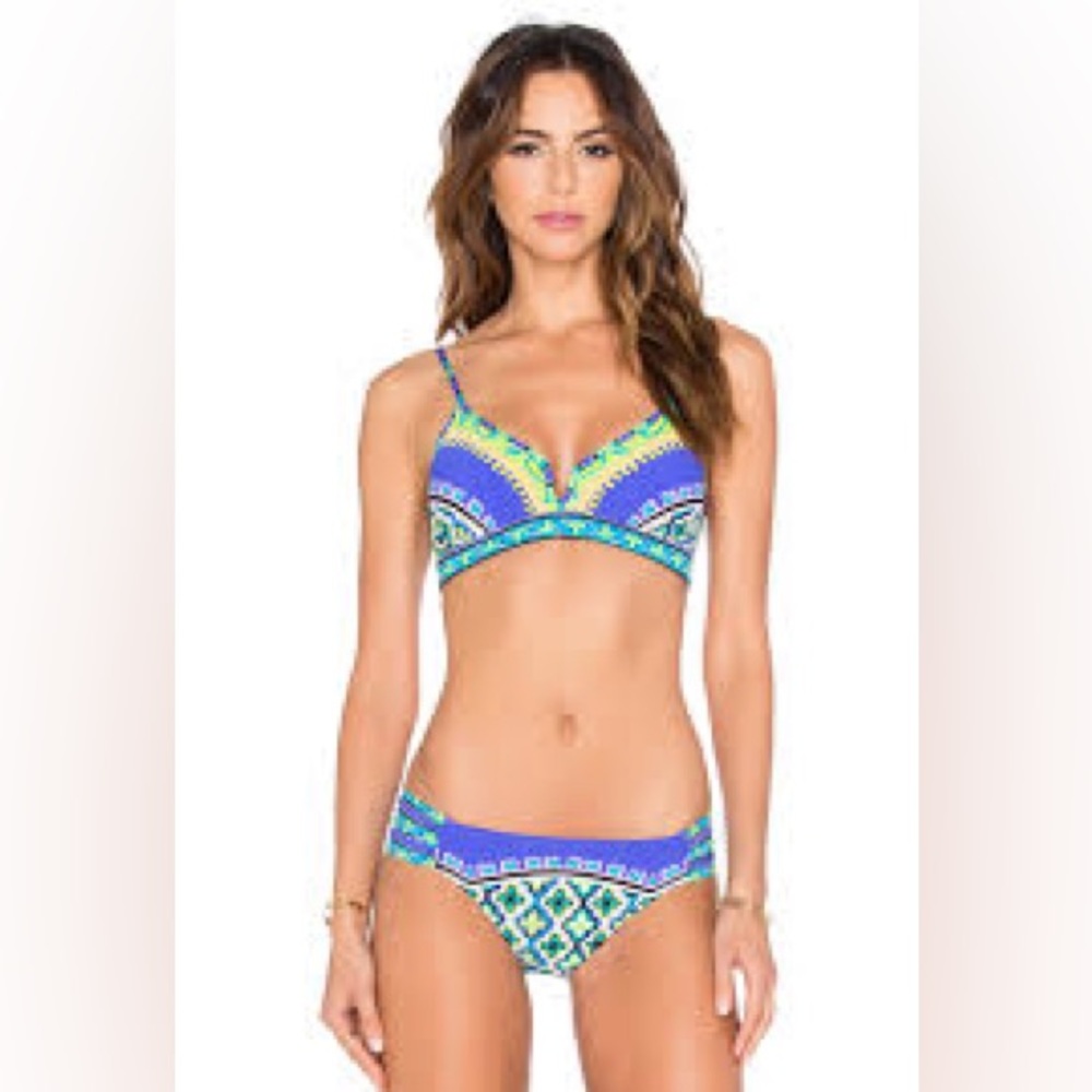 Trina Turk Strapless Bikini Set